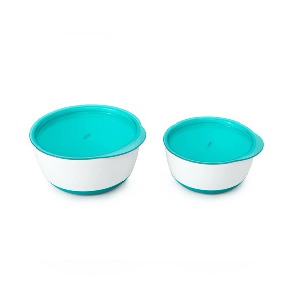 OXO Tot Small And Large Bowl Set, Teal - Picture 1 of 7